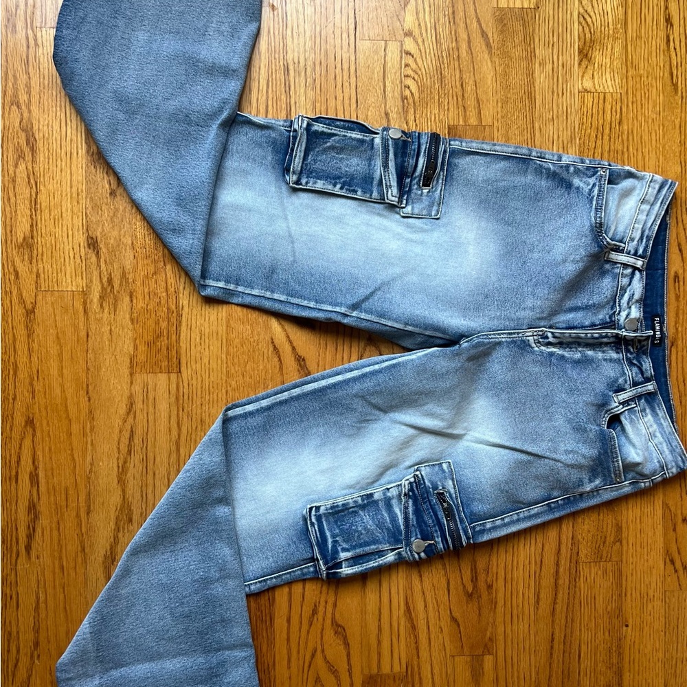 Stylish Blue Flare & Wide Leg Jeans